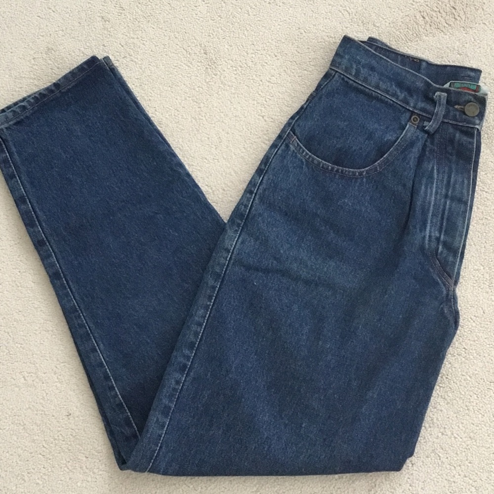 Classic Women’s Dark Blue Denim Jeans
